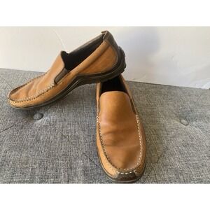 Cole Haan C03559 Tucker Venetian Two-tone Tan Slip On Loafer Men's Sz. 9 M